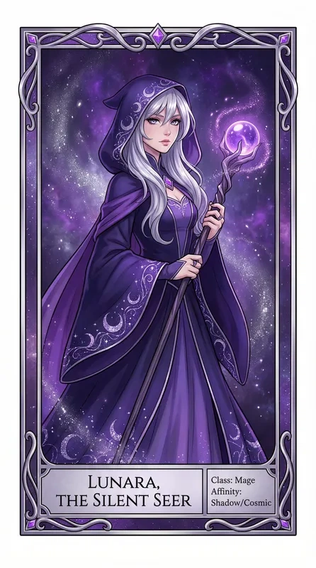 月影法师角色卡片——火影同人精选动漫角色