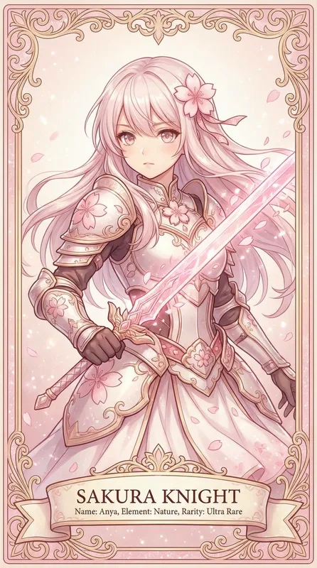 樱花骑士角色卡片——火影同人精选动漫角色